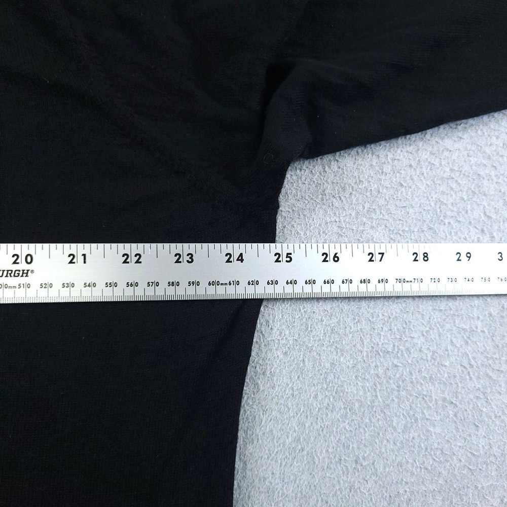 Peter Millar Sweater Mens XL Black Silk Cashmere Quarter Zip Pullover Luxury - Picture 5 of 9